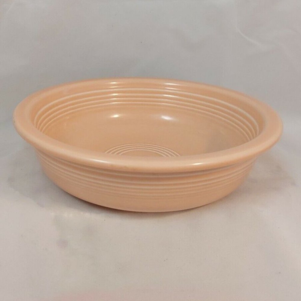 HLC Fiesta ware Rose color 7" Cereal Bowl Pink ceramic HLC USA 1 pc